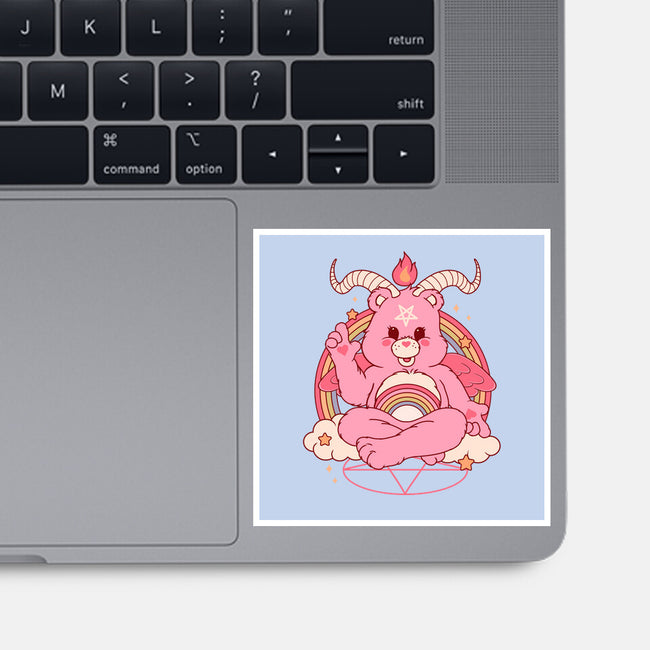 Bearphomet-none glossy sticker-Thiago Correa