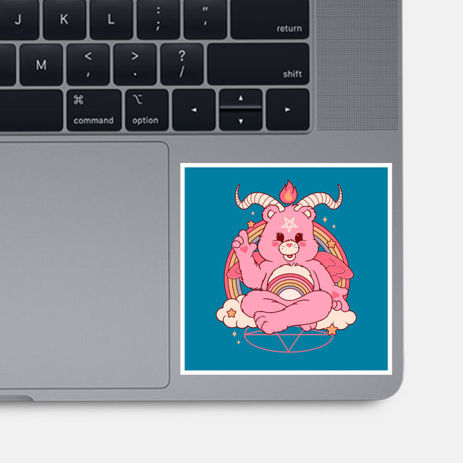 Bearphomet-none glossy sticker-Thiago Correa