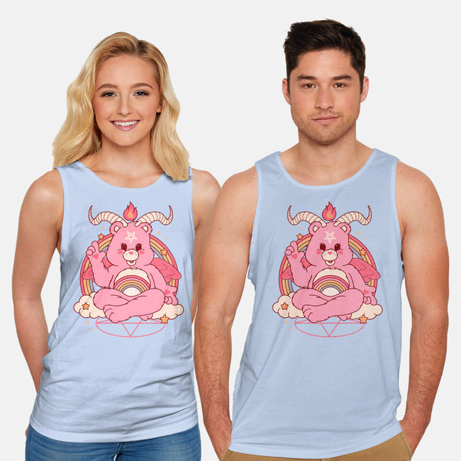 Bearphomet-unisex basic tank-Thiago Correa