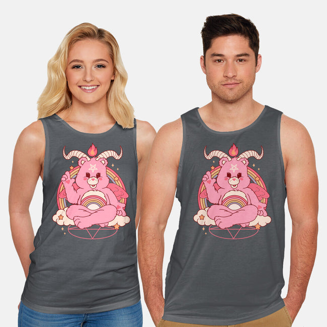 Bearphomet-unisex basic tank-Thiago Correa
