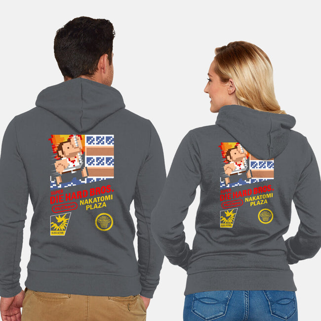Super Nakatomi Bros-unisex zip-up sweatshirt-demonigote