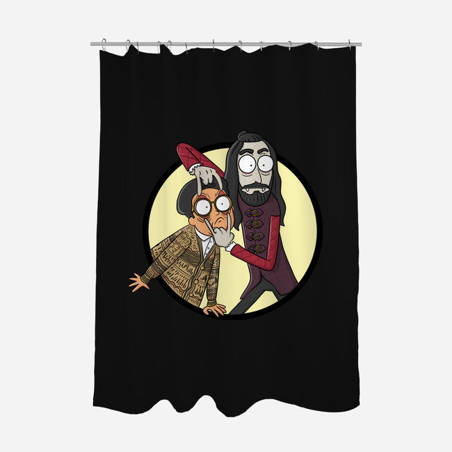 Look Guillermo-none polyester shower curtain-MarianoSan