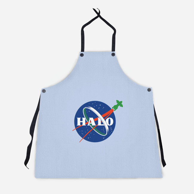 The Halo Space Agency-unisex kitchen apron-DCLawrence