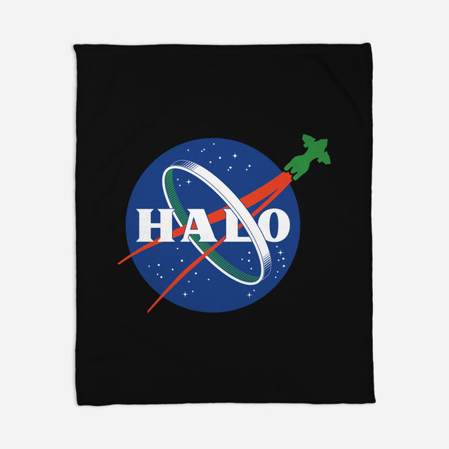 The Halo Space Agency-none fleece blanket-DCLawrence