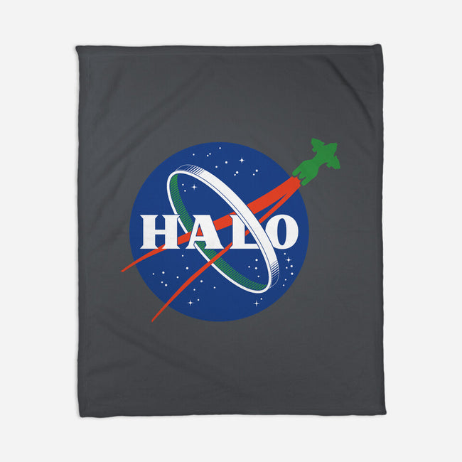 The Halo Space Agency-none fleece blanket-DCLawrence