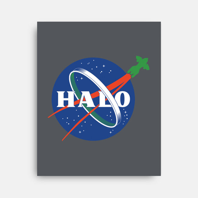 The Halo Space Agency-none stretched canvas-DCLawrence