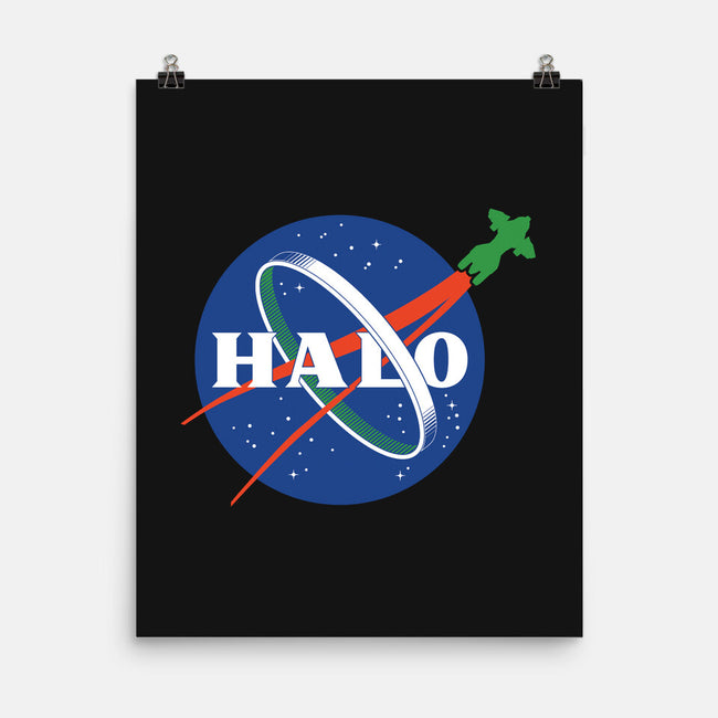The Halo Space Agency-none matte poster-DCLawrence