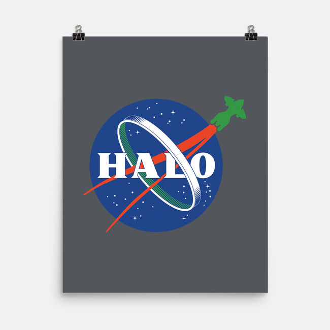The Halo Space Agency-none matte poster-DCLawrence