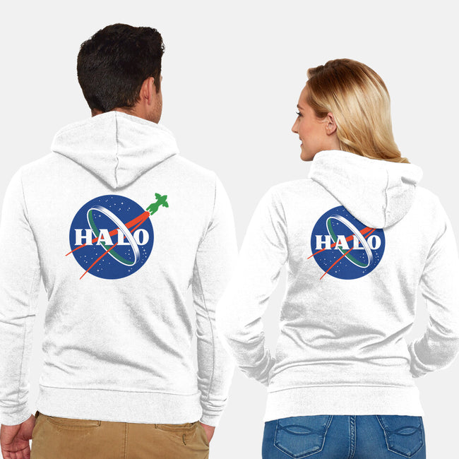 The Halo Space Agency-unisex zip-up sweatshirt-DCLawrence