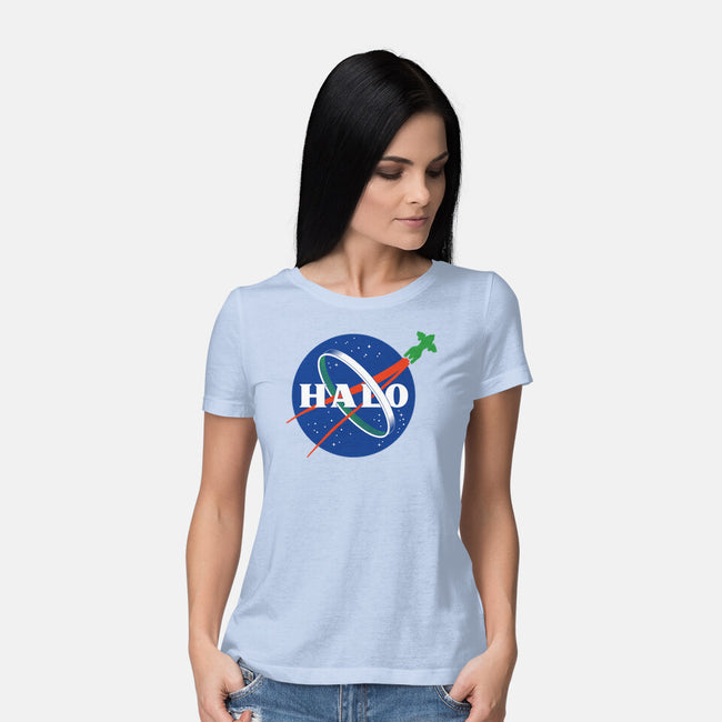 The Halo Space Agency-womens basic tee-DCLawrence