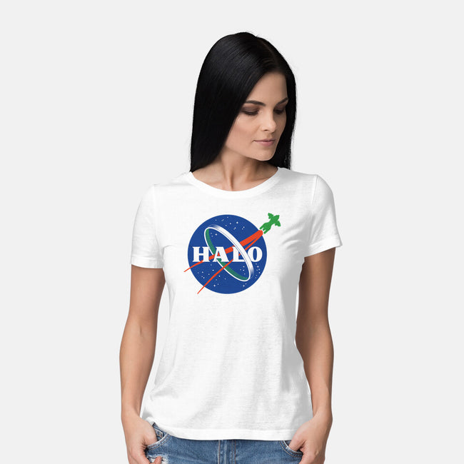 The Halo Space Agency-womens basic tee-DCLawrence