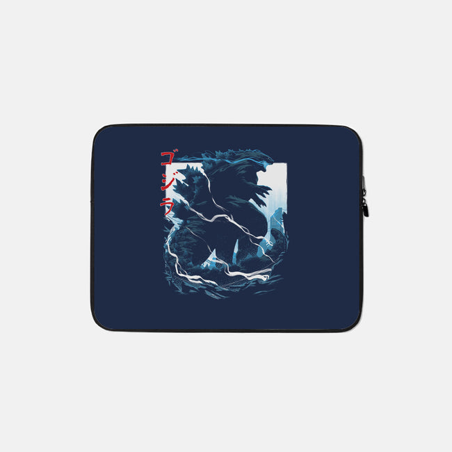 Kaiju-none zippered laptop sleeve-Maxman58