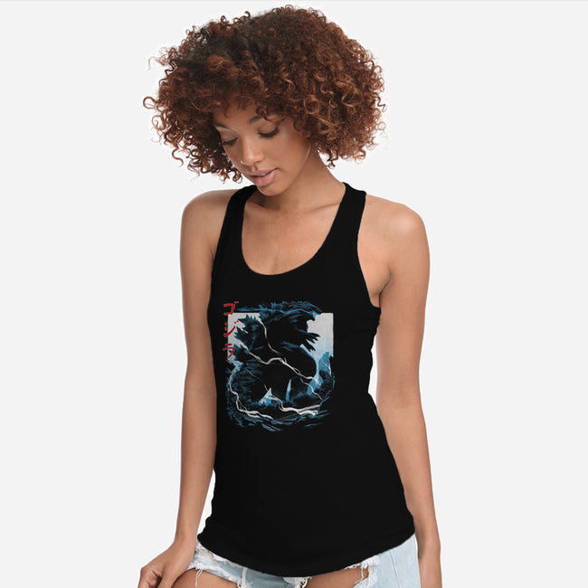 Kaiju-womens racerback tank-Maxman58