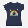 We're All Gonna Die-womens v-neck tee-benyamine12