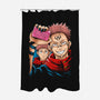 Sorcerer Club-none polyester shower curtain-Andriu