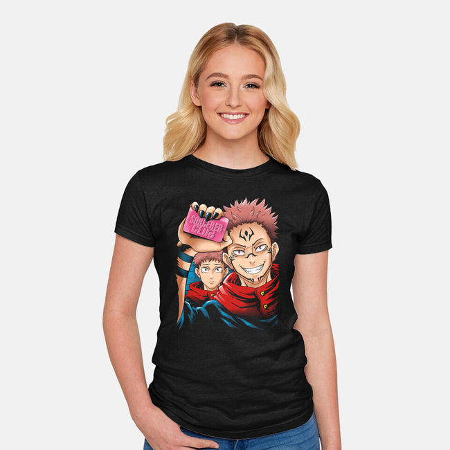 Sorcerer Club-womens fitted tee-Andriu
