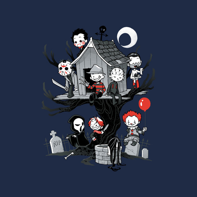 Horror Tree House-none polyester shower curtain-DoOomcat