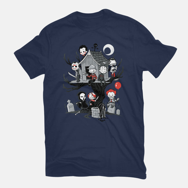 Horror Tree House-mens long sleeved tee-DoOomcat