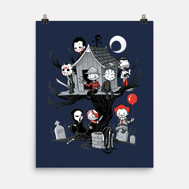 Horror Tree House-none matte poster-DoOomcat