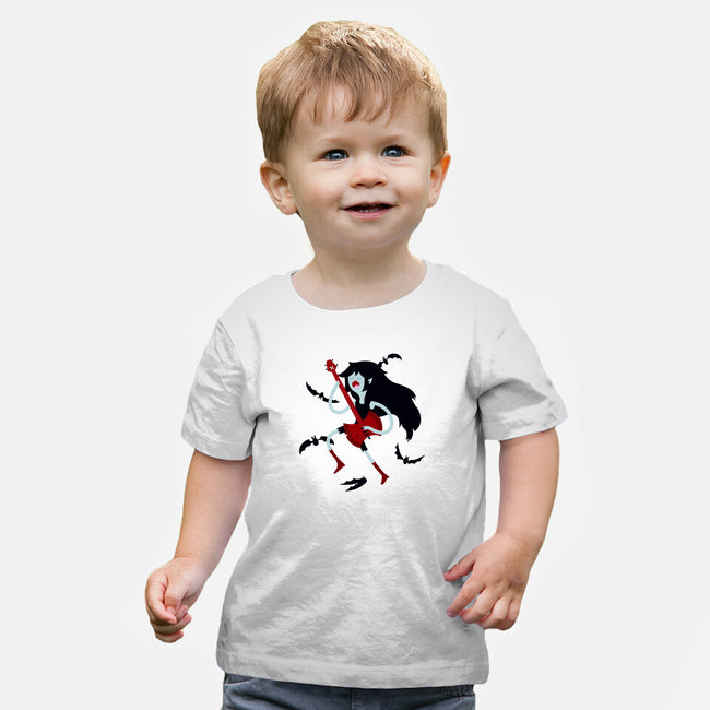 Vampire Song-baby basic tee-Agu Luque