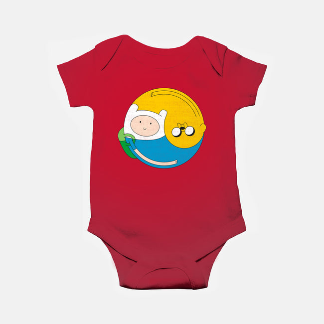 Adventurer Balance-baby basic onesie-Agu Luque
