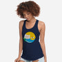 Adventurer Balance-womens racerback tank-Agu Luque