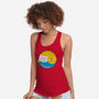 Adventurer Balance-womens racerback tank-Agu Luque