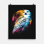Colorful Owl-none matte poster-glitchygorilla