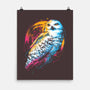 Colorful Owl-none matte poster-glitchygorilla
