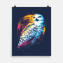 Colorful Owl-none matte poster-glitchygorilla