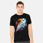Colorful Owl-mens heavyweight tee-glitchygorilla