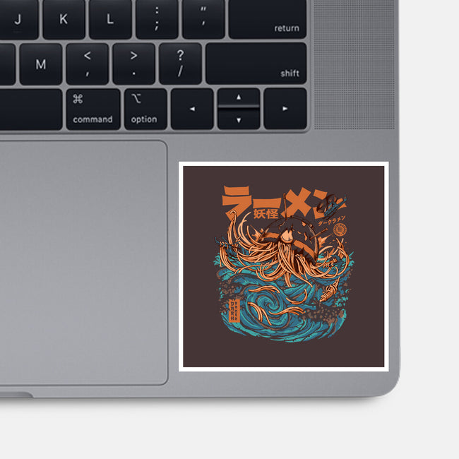 Dark Great Ramen Off Kanagawa-none glossy sticker-ilustrata