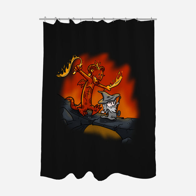 You Fools!-none polyester shower curtain-Paul Simic