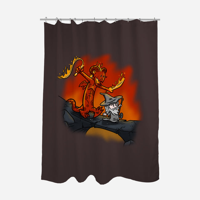 You Fools!-none polyester shower curtain-Paul Simic