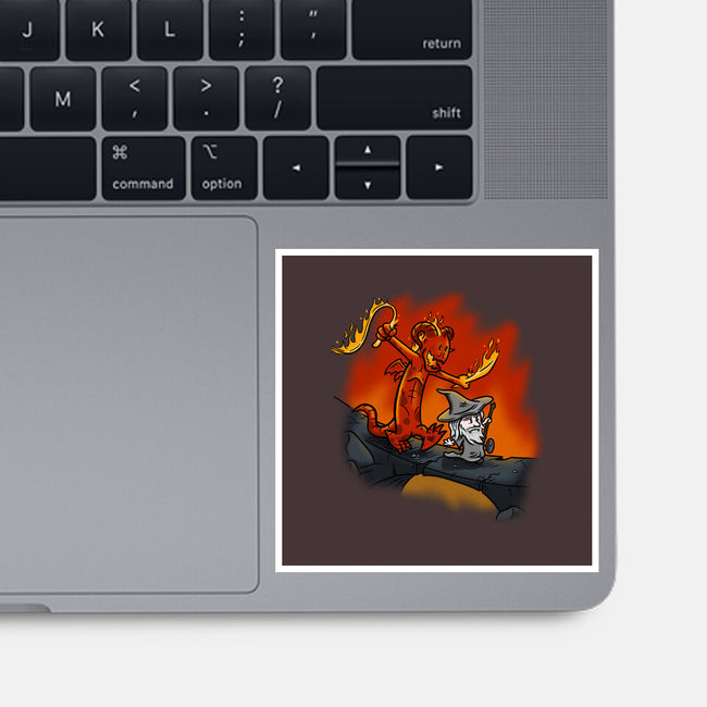 You Fools!-none glossy sticker-Paul Simic