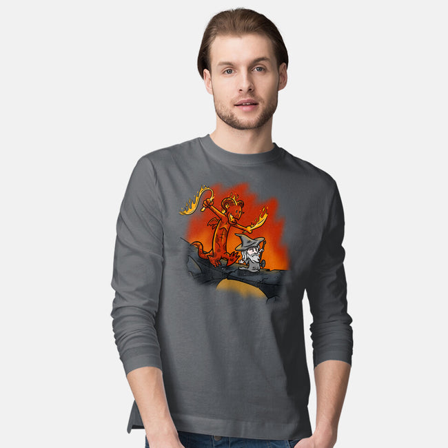You Fools!-mens long sleeved tee-Paul Simic