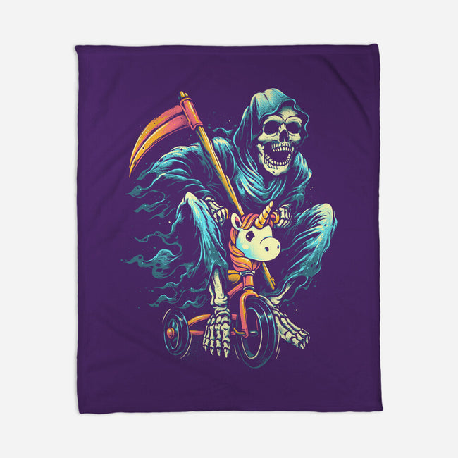 Last Ride-none fleece blanket-glitchygorilla