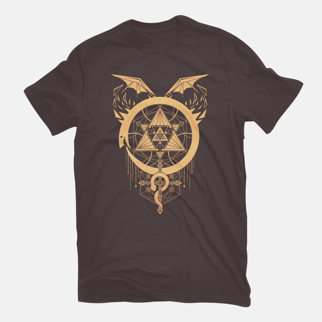 Gilded Snakes of Alchemy-mens basic tee-icewreath