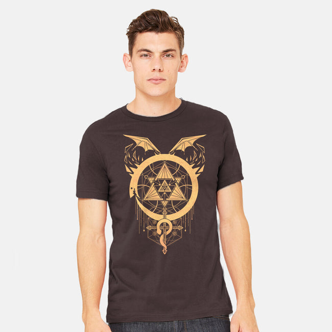 Gilded Snakes of Alchemy-mens heavyweight tee-icewreath