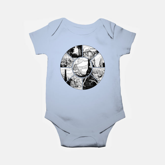 Middle Earth-baby basic onesie-fanfabio