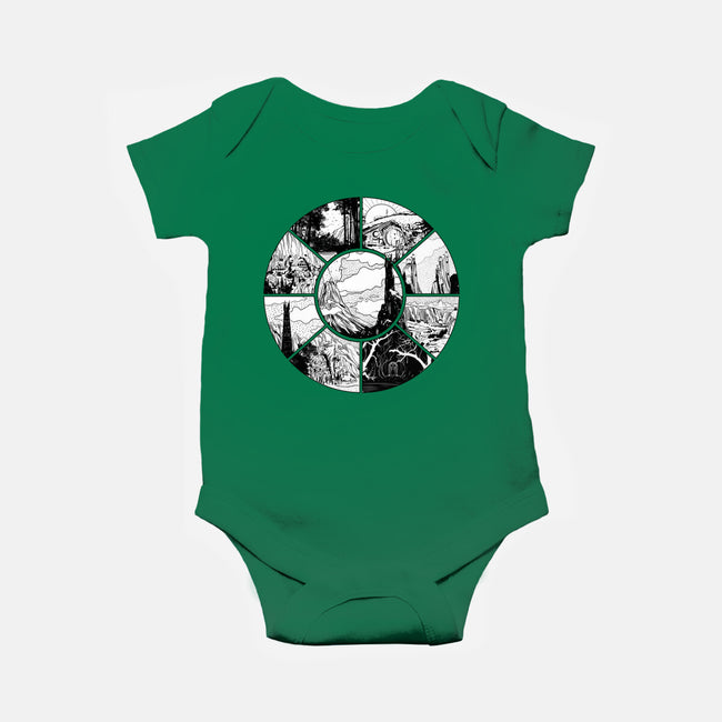 Middle Earth-baby basic onesie-fanfabio