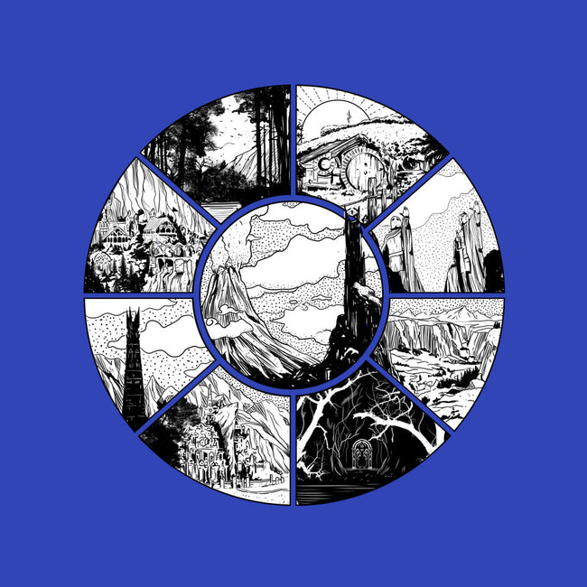 Middle Earth-none glossy sticker-fanfabio