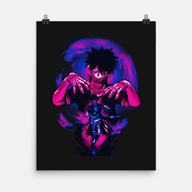 Blue Flame Dabi-none matte poster-hypertwenty