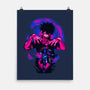 Blue Flame Dabi-none matte poster-hypertwenty