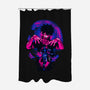 Blue Flame Dabi-none polyester shower curtain-hypertwenty