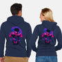Blue Flame Dabi-unisex zip-up sweatshirt-hypertwenty