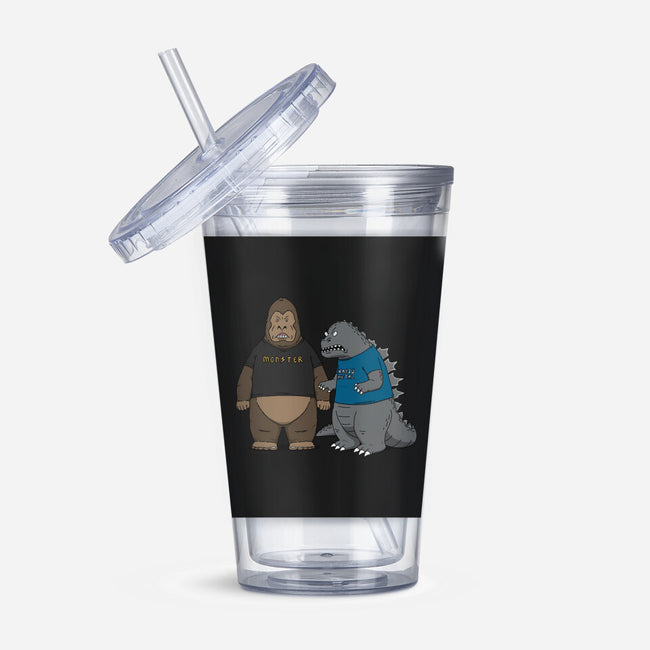 Stupid Kaiju-none acrylic tumbler drinkware-pigboom