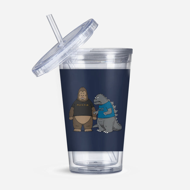 Stupid Kaiju-none acrylic tumbler drinkware-pigboom
