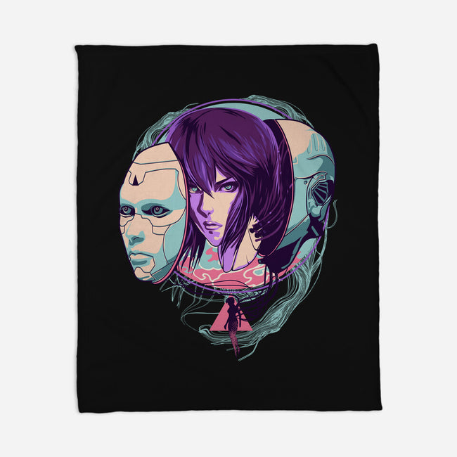 Ghost In the Shell-none fleece blanket-heydale