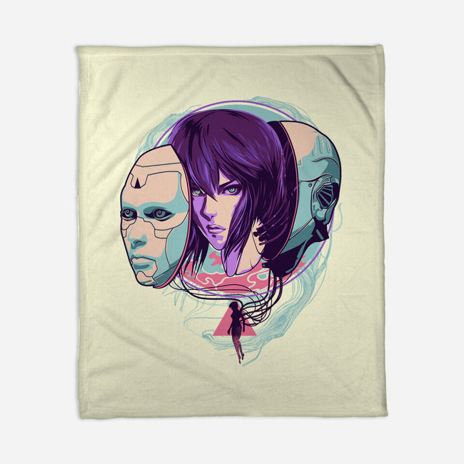 Ghost In the Shell-none fleece blanket-heydale